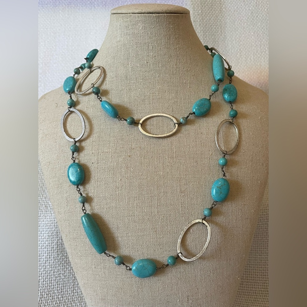 Turquoise and Silver Necklace